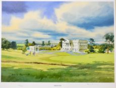 Parrett, Denis (After) signed MOOR PARK GOLF CLUB - signed ltd ed colour print no.108/850 mf&g
