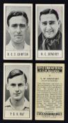 1956 Barratt & Co Test Cricketers Cigarette Cards Series A - a part set 30/35, appear in good