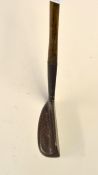 James Braid Autograph Orion putter with Gibson star mark to the sole - with flat sided hosel and