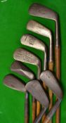 8x irons to incl irons, mashies, m/niblicks, cleeks et al