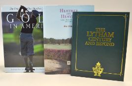 Golf Club Centenary Books to include