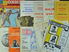 Assorted Boxing Selection to include early boxing photocards of Jimmy Stewart, Tommy Bland, Ed