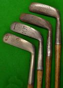 4x good Gem putters to incl 3x Tom Stewart and a Simpson's Special wide sole model