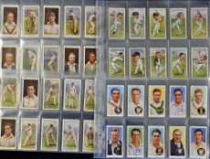 Selection of Player's and Will's Cricketers Cigarette Cards to include 1938 Players Cricketers set