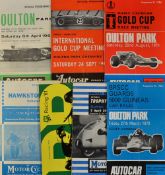 1960/70s Oulton Park Motor Racing Programmes - including 1960International Gold Cup, 1963 National