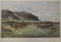 Adams, Douglas (1853-1920) after A DIFFICULT BUNKER - Caernarvonshire Golf Club - 2nd oldest golf in