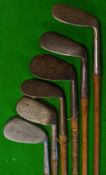 6x various niblicks and m/niblicks - makers incl Wm McEwan, a smf