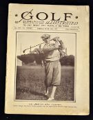 Golf Illustrated magazine 1927 - front cover featuring Tommy Armour US Open Golf Champion and also