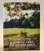 Hawtree, Fred - Correspondence and Limburg Golf & Country Club Houthalen Belgium club history 1st ed
