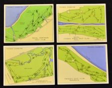 Set of John Player and Sons golf cigarette cards titled