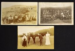 3x Members Golfing postcards - to incl Golf Links Silverdale, plus 2x others - one soiled - all