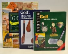 Golf collecting and history books to incl