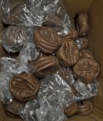 Collection of vintage appearance leather footballs, approx. size 2, suitable for junior football and