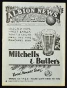 1936/37 West Bromwich Albion v Manchester United match programme dated 24 April 1937 - very good,