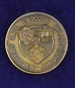 1971/72 Northern R.F.L. League Championship League Leaders medal - silver medal won by Leeds and