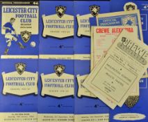 Collection of 1950's football programmes to include Birmingham City 1950/51 Manchester United (FAC),