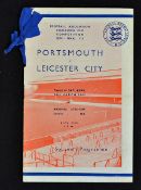 1949 FA Cup Semi-Final at Highbury, London V.I.P. match programme Portsmouth v Leicester City
