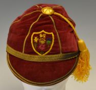 British Isles Rugby League Players Cap - presented to Derek 
