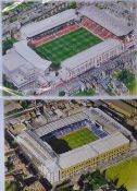 Collection of Buckingham Fine Art Publishers football league club prints to include Reading,