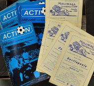 1960s/70s Millwall home football programmes with a good selection of years running from 1960/61