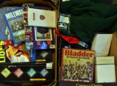 Collection of football books and ephemera to include Millwall-a complete record (Breedon),