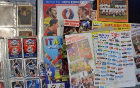 Mixed bag of football items to include 