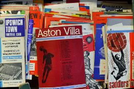 Large collection of 1960's football match programmes with a good content of early 1960's onwards