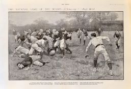 1901 Rugby Print from 