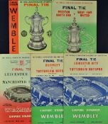 FA Cup Final 1961-1965 football programme selection a complete run, general condition appears A/G (