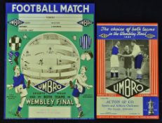 1935 FA Cup Final West Bromwich Albion v Sheffield Wednesday product magazine by Umbro (the kit