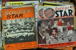 Various Soccer Star and Football Monthly Magazines includes various years, condition mixed A/G,