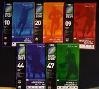 Rugby World Cup 2007 Programmes: Trio of Argentina games, Pool match v Georgia, Quarter final v