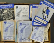 Collection of Shrewsbury Town football programmes to include 1963/64 H 22, A 2, 1964/65 H 18, A 6,