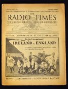 Scarce 1932 Radio Times Journal of the BBC - the front cover highlighting 