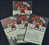 1957/58 Manchester United v Sheffield Wednesday (FAC) football programme dated 19 February 1958 (1st