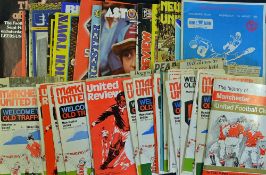 1976/77 Manchester United match programmes to include homes (31) plus 