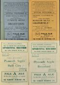 Plymouth Argyle home match programmes to include 1946/47 Bradford PA, Chesterfield 1949/50