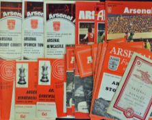 Selection of Arsenal home match programmes to include 1947/48 Burnley, 1951/52 Stoke City, 1952/53