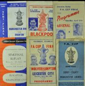 FA Cup Finals match programmes 1949 (Souvenir-Victor), 1950 (Souvenir-Buick), FA Cup Semi-Finals