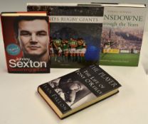 4x Ireland Rugby related books - to incl signed copy 