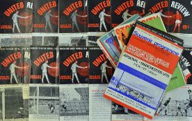 1966/67 Manchester United match programmes to include homes (19) including Arsenal (CCTV match
