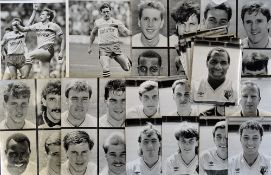 Collection of Watford b & w postcard size player photographs dating from 1987 to include Tony Coton,