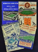 Collection of Football League match programmes to include 1951 Football League of Ireland (Everton),
