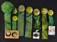 12x South Africa Springbok rugby badges - comprising various lapel badges to incl 10x from the
