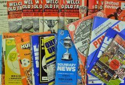 1974/75 Manchester United Division 2 match programmes to include homes (23) including Millwall (No.