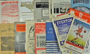 1940/50's football programmes: 45 programmes in good condition including 1950/51 Bury v