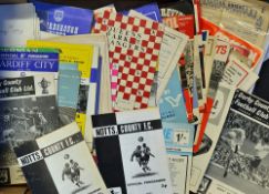 Collection of football programmes with a good mix of clubs to include league and cup games with a