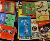 Collection of football books to include Rothmans Football Year Book 1970/71 (the 1st) 1974/75