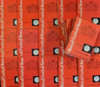 Collection of pocket sized Walsall home programmes from the early 1960's to include 1960/61 (11),