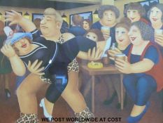 Beryl Cook signed print 